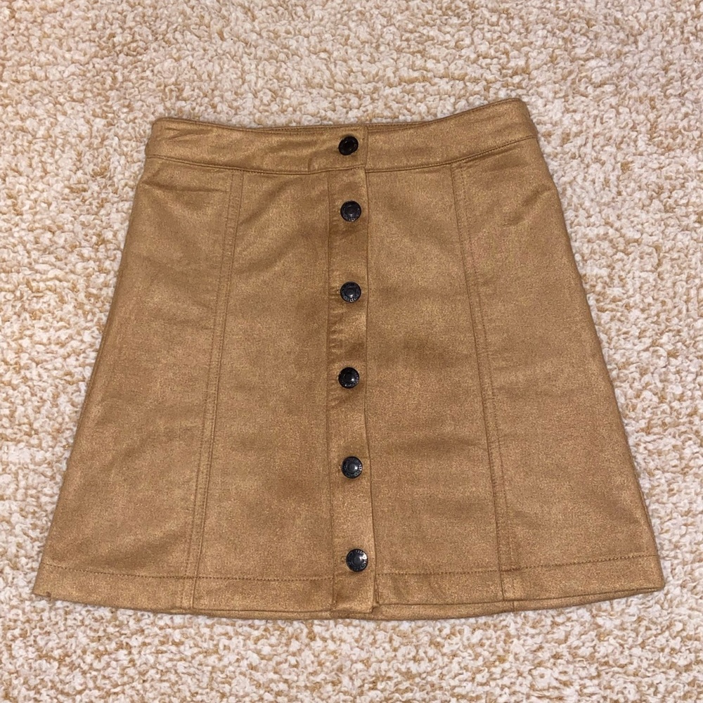 Corduroy button up Skirt